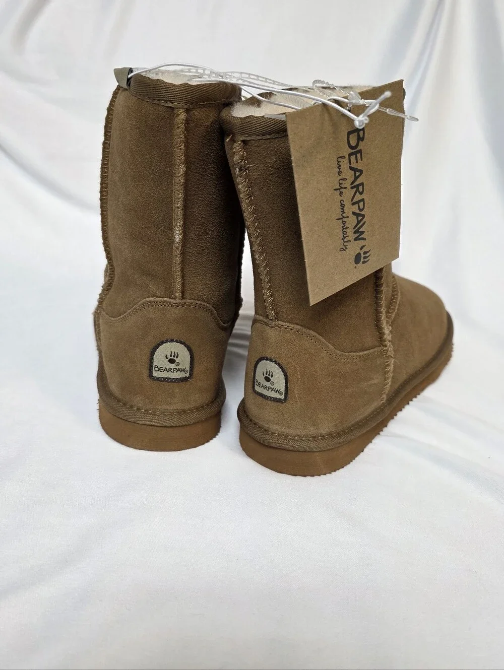 Bearpaw Youth Eliza Chestnut Boots Size 4